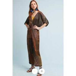 Anthropologie Lenka Printed Jumpsuit by BL^NK LONDON Size XS